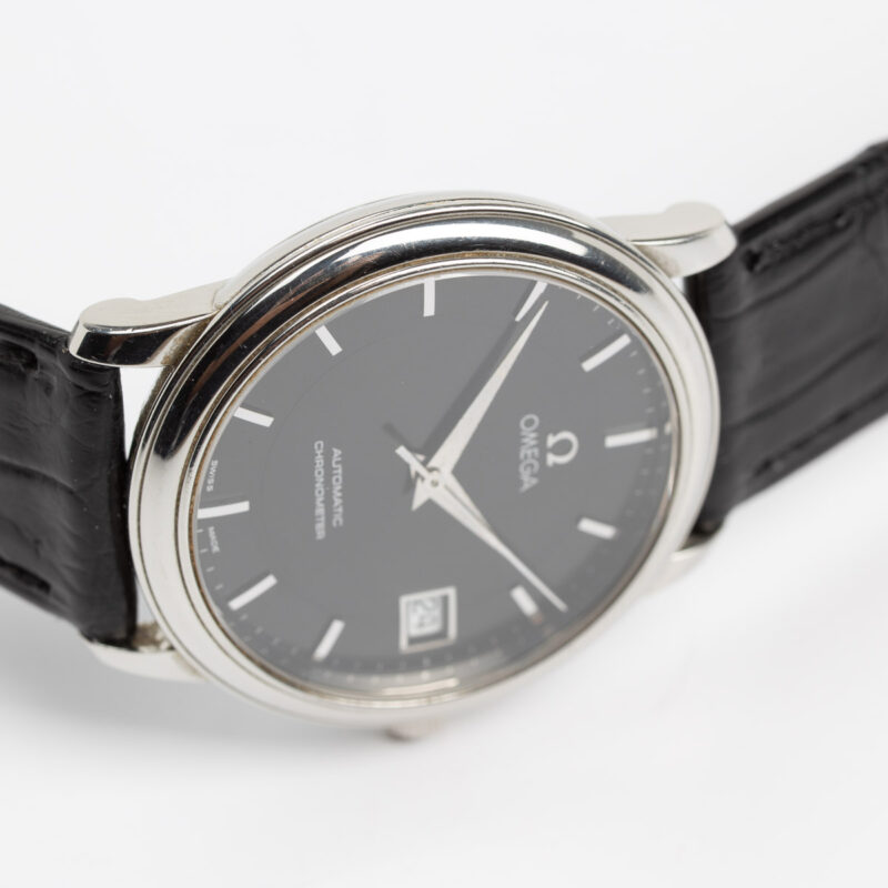 2000s Omega de Ville Chronometer date Cal. 1109 Ref. 168.1050. Automatic. Black dial.