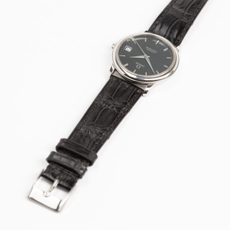 2000s Omega de Ville Chronometer date Cal. 1109 Ref. 168.1050. Automatic. Black dial.
