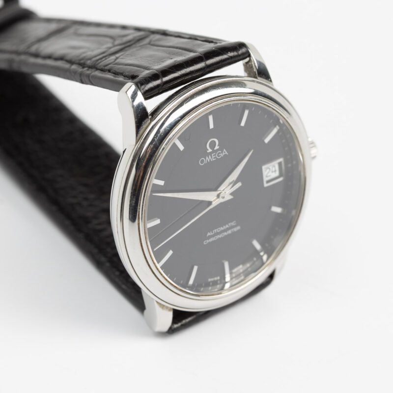 2000s Omega de Ville Chronometer date Cal. 1109 Ref. 168.1050. Automatic. Black dial.