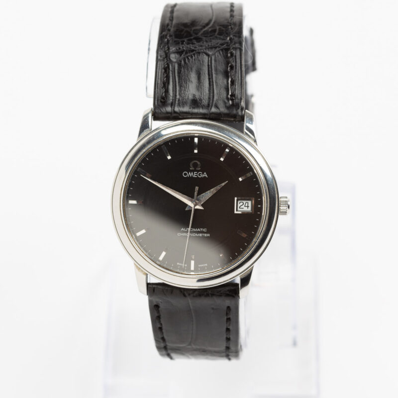 2000s Omega de Ville Chronometer date Cal. 1109 Ref. 168.1050. Automatic. Black dial