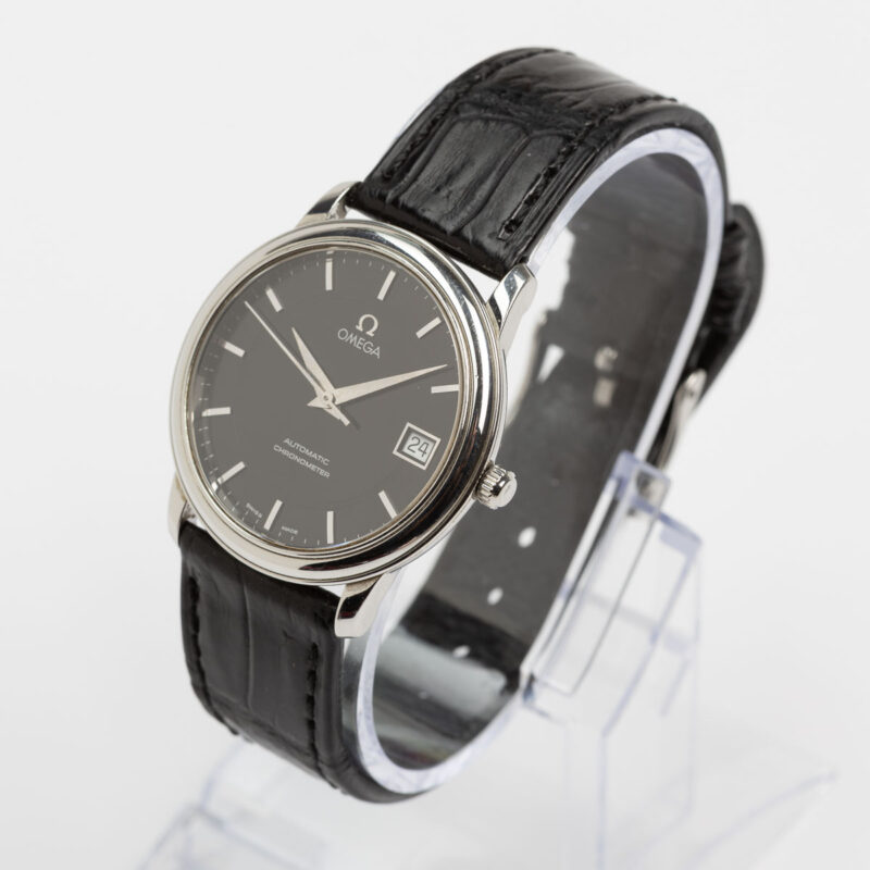 2000s Omega de Ville Chronometer date Cal. 1109 Ref. 168.1050. Automatic. Black dial.