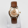 1991 Omega date automatic Cal. 1110 Ref. 1660295/3660895. Gold bezel
