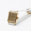 Ladies Omega Genève Cal. 485 Ref. 511.321. From 1970. Manual movement. Square gold plated watch.