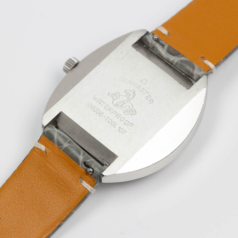 Omega Seamaster Cosmic day/date Cal. 752-1 Ref. 166.036. From 1968. Automatic movement. Dial with blue ring. Steel case.