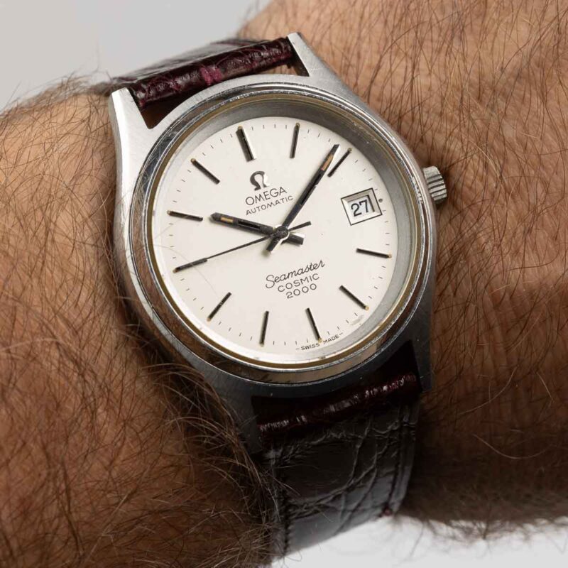 Omega Seamaster Cosmic 2000 date Cal. 1012 Ref. 166.128. Automatic. Steel.