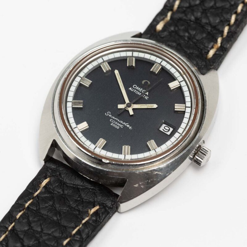 Omega Seamaster Cosmic 2000 Cal. 1012 Ref. 166.128. From 1971. Dark grey dial. Automatic Steel.