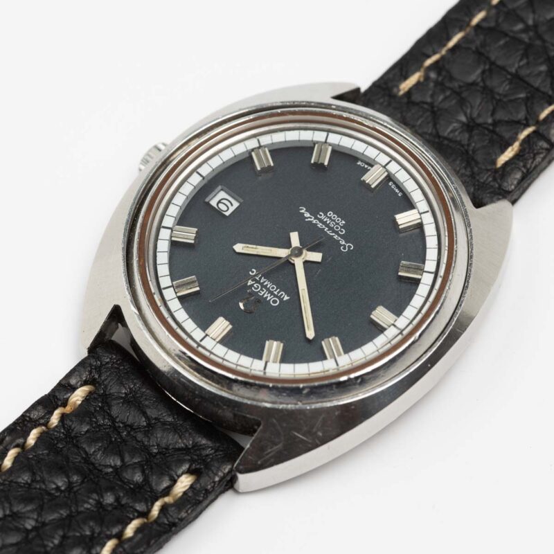 Omega Seamaster Cosmic 2000 Cal. 1012 Ref. 166.128. From 1971. Dark grey dial. Automatic Steel.