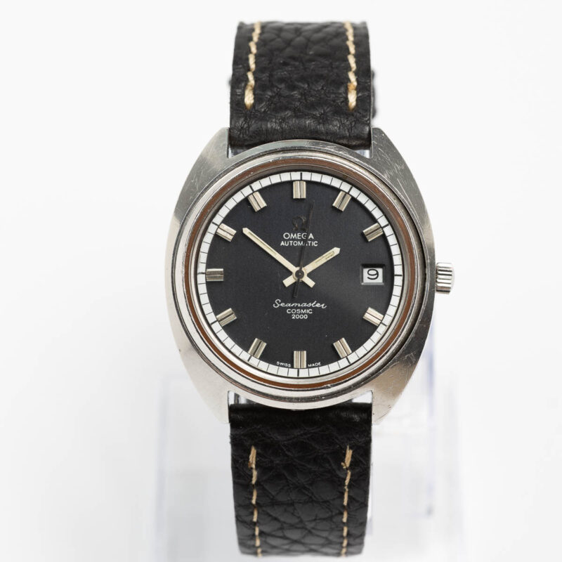 Omega Seamaster Cosmic 2000 Cal. 1012 Ref. 166.128. From 1971. Dark grey dial. Automatic Steel.