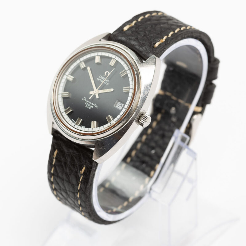 Omega Seamaster Cosmic 2000 Cal. 1012 Ref. 166.128. From 1971. Dark grey dial. Automatic Steel.