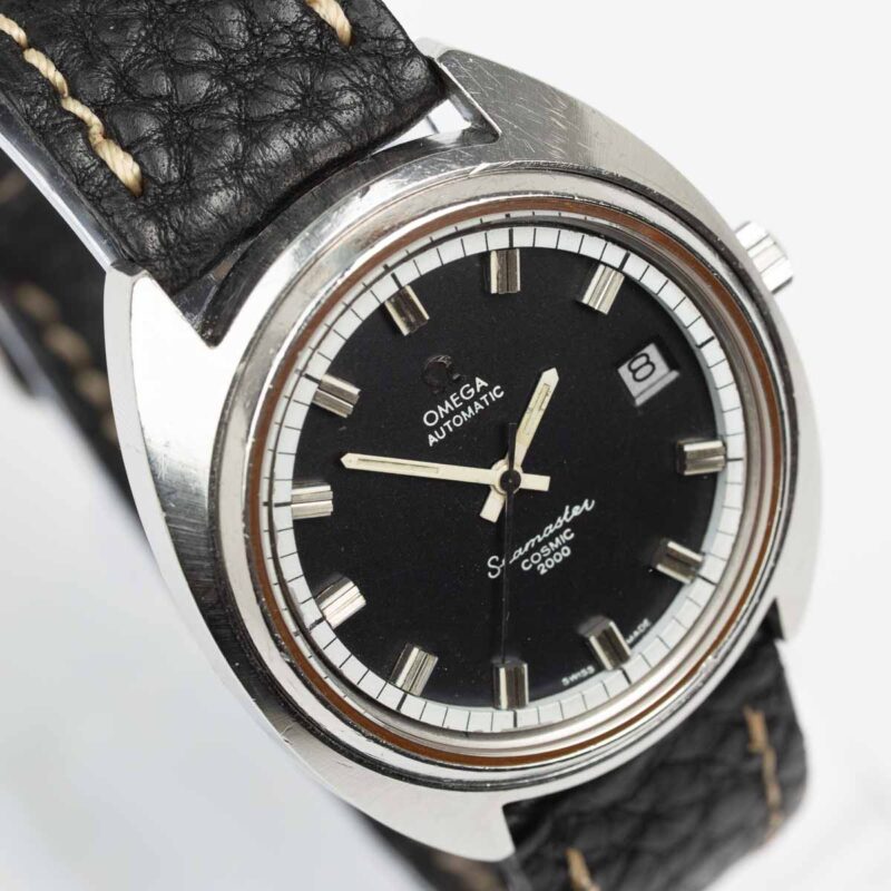 Omega Seamaster Cosmic 2000 Cal. 1012 Ref. 166.128. From 1971. Dark grey dial. Automatic Steel.