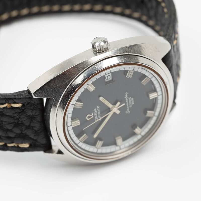 Omega Seamaster Cosmic 2000 Cal. 1012 Ref. 166.128. From 1971. Dark grey dial. Automatic Steel.