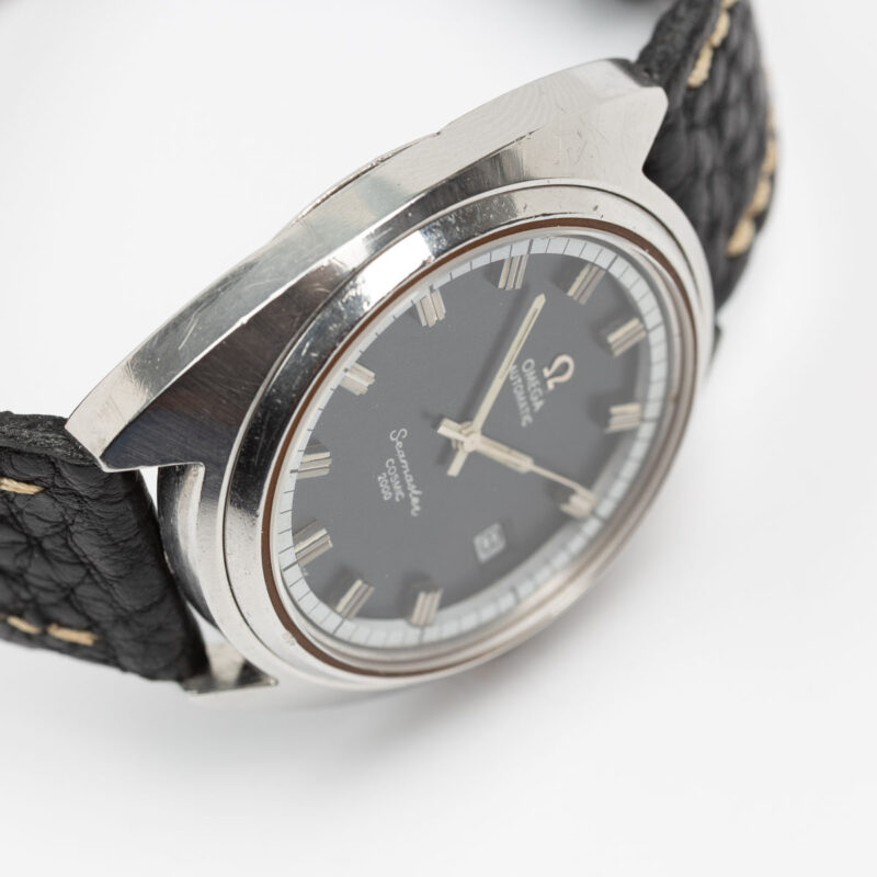 Omega Seamaster Cosmic 2000 Cal. 1012 Ref. 166.128. From 1971. Dark grey dial. Automatic Steel.