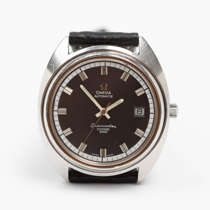 Omega Seamaster Cosmic 2000 Cal. 1012 Ref. 166.128. From 1971. Dark grey dial. Automatic Steel.