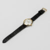 Omega date Cal. 1110 Ref. 166 0295/366 0895. From 1991. Automatic movement. Gold bezel. White dial.