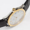 Omega date Cal. 1110 Ref. 166 0295/366 0895. From 1991. Automatic movement. Gold bezel. White dial.
