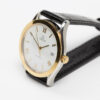 Omega date Cal. 1110 Ref. 166 0295/366 0895. From 1991. Automatic movement. Gold bezel. White dial.