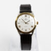 Omega date Cal. 1110 Ref. 166 0295/366 0895. From 1991. Automatic movement. Gold bezel. White dial.