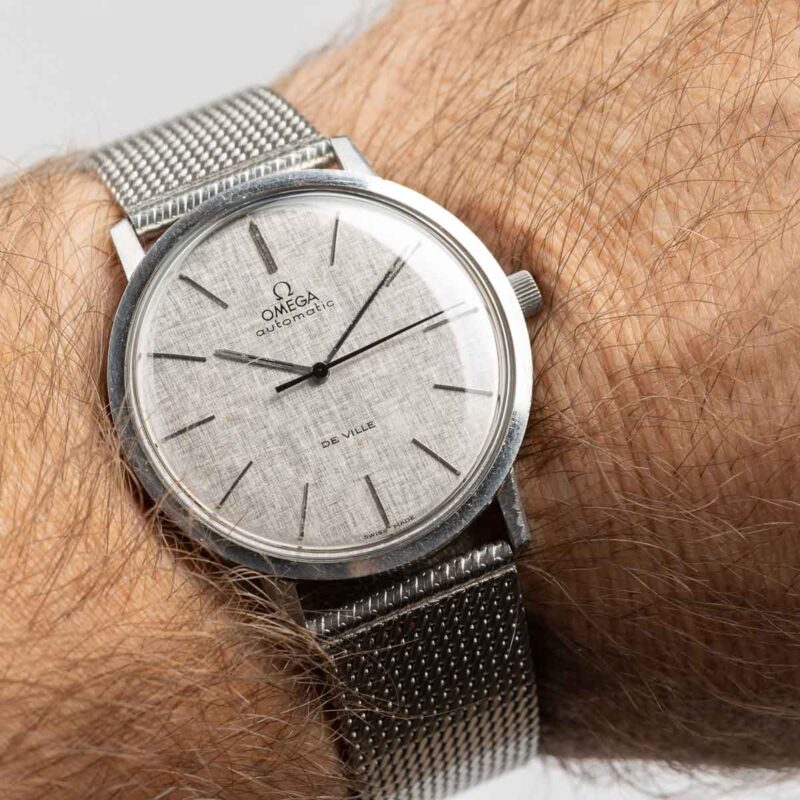 Omega de Ville Cal. 711 Ref. 165 008. From 1968. Linen dial. Automatic movment.