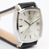 Omega Genève date Cal. 565 Ref. 162 010. From 1970. Automatic. Steel square case.
