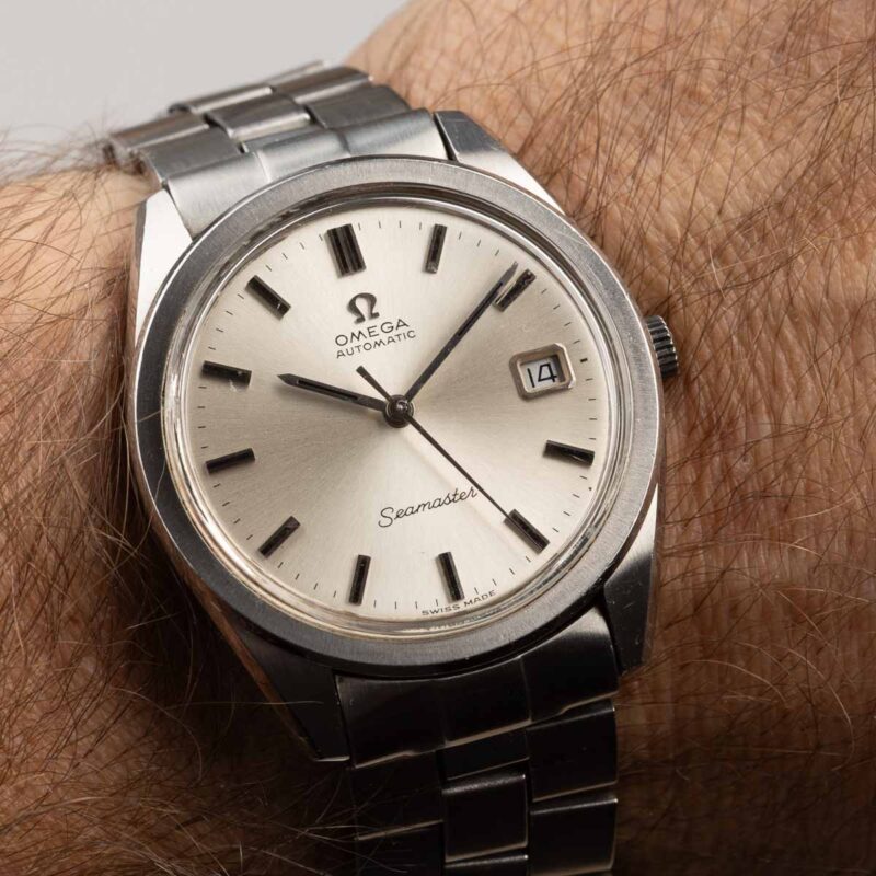 Omega Seamaster date Cal. 565 Ref. 168 022. From 1969. Automatic movement. Steel case.