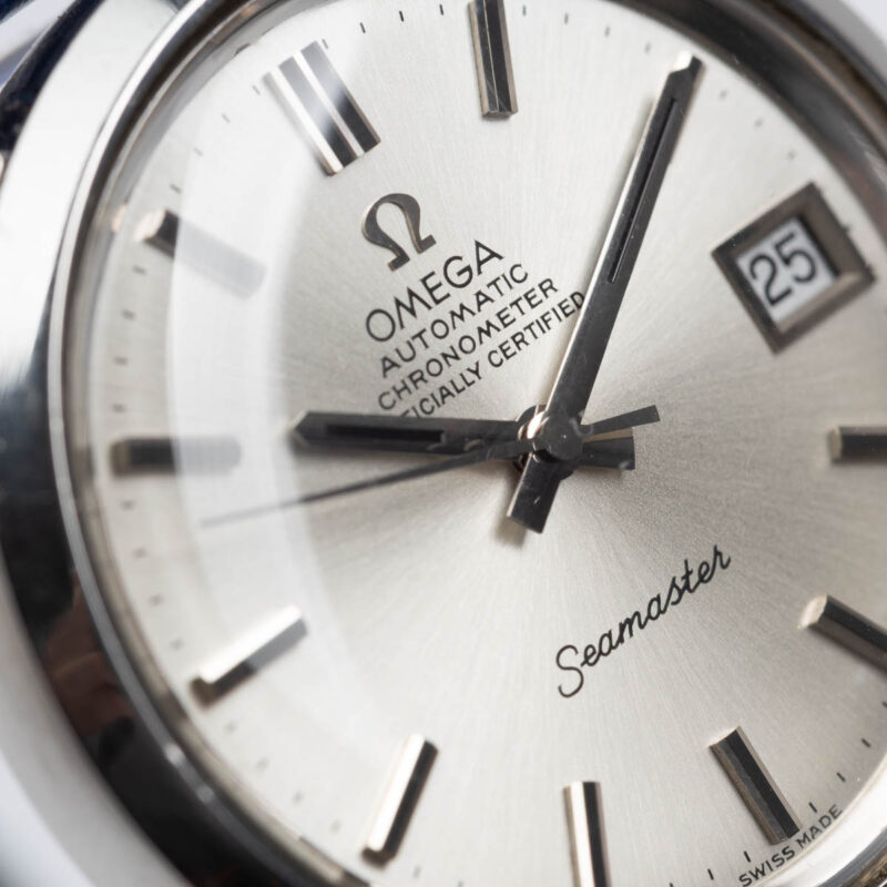 Omega Seamaster Chronometer date Cal. 1011 Ref. 168 0061. From 1973. Automatic. Steel. 34 mm size without crown