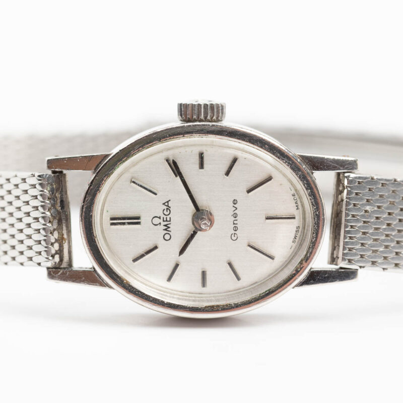 Ladies Omega Genève Cal. 485 Ref. 511.363. From 1972. Manual movement. Steel case.