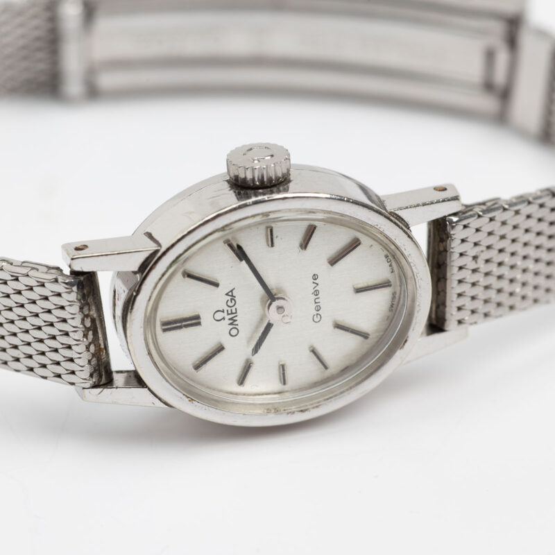 Ladies Omega Genève Cal. 485 Ref. 511.363. From 1972. Manual movement. Steel case.