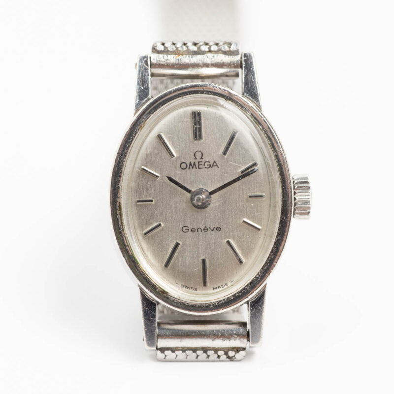 Ladies Omega Genève Cal. 485 Ref. 511.363. From 1972. Manual movement. Steel case.