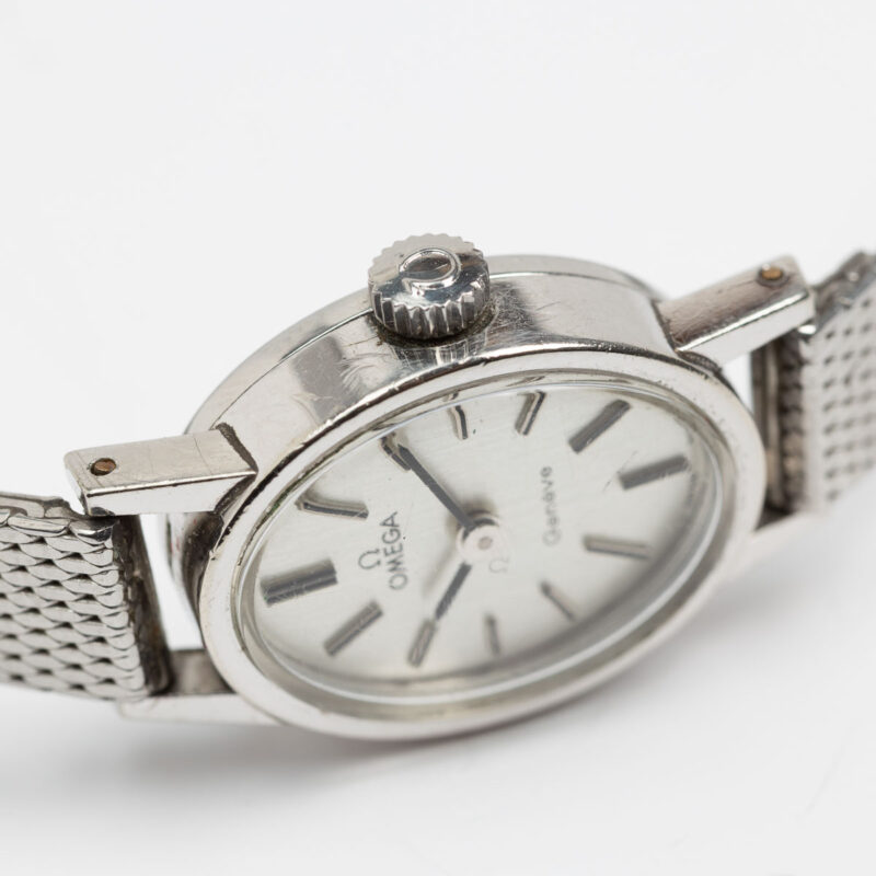 Ladies Omega Genève Cal. 485 Ref. 511.363. From 1972. Manual movement. Steel case.