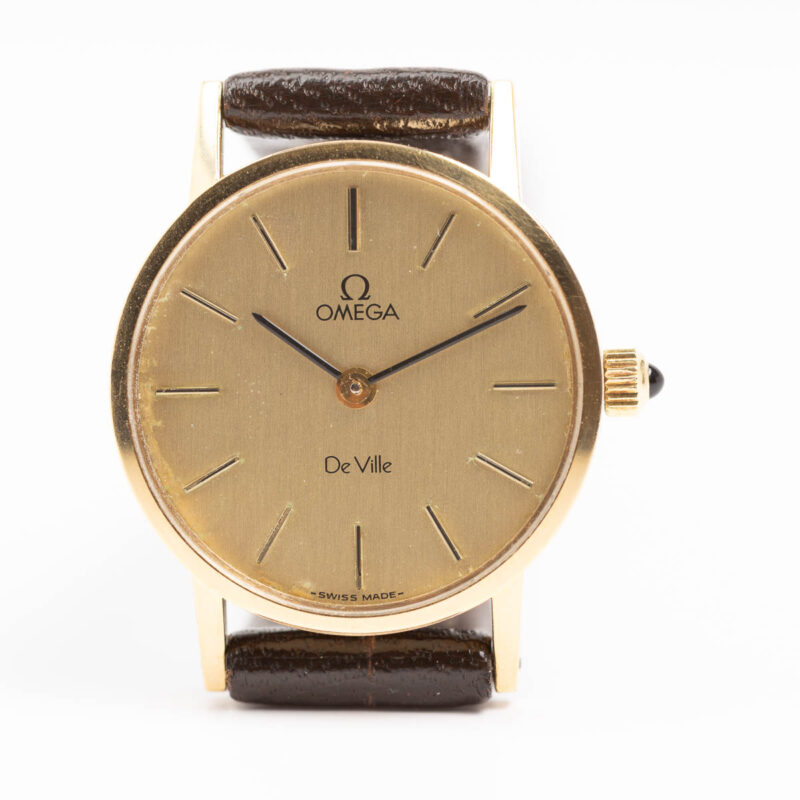 Ladies Omega de Ville Cal. 625 Ref. 511.0392. From 1979. Manual movment. Gold plated.