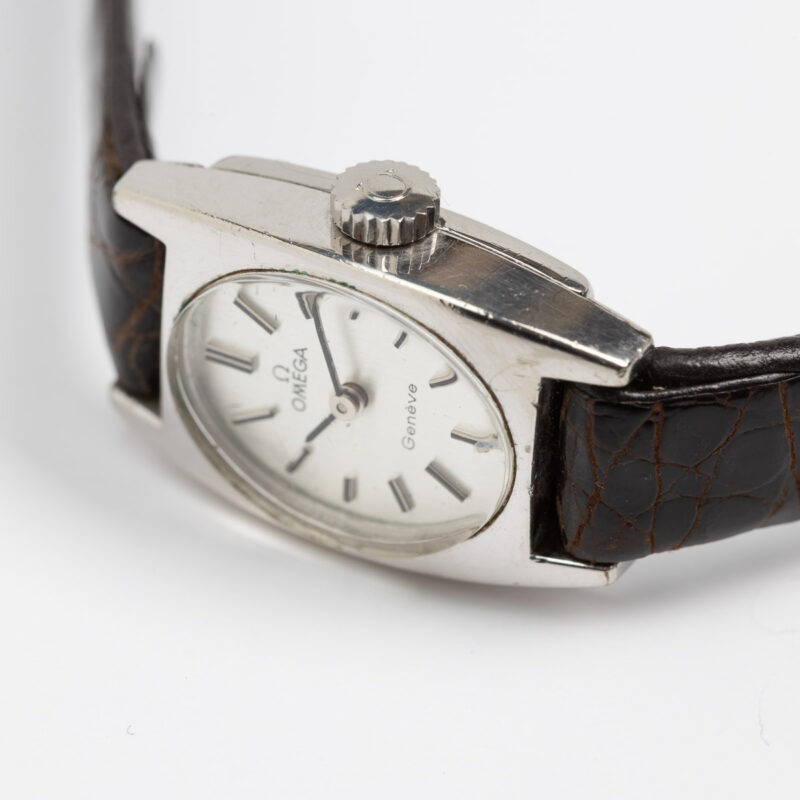 Ladies Omega Genève Cal. 485 Ref. 511.362. From 1971. Manual movment. Plated white gold.