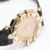 Ladies Omega Constellation Manhattan Cal. 1455 Ref. 595.1080. From 1989. Quartz movment. Gold bezel. Steel case. Sparkle dial.