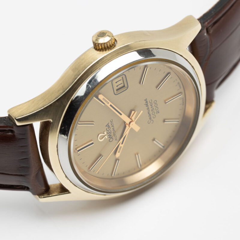 Omega Seamaster Cosmic 2000 date Cal. 1012 Ref. 166.128. From 1973. Automatic movment. Gold cup.