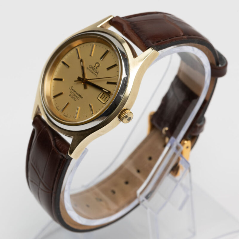Omega Seamaster Cosmic 2000 date Cal. 1012 Ref. 166.128. From 1973. Automatic movment. Gold cup.