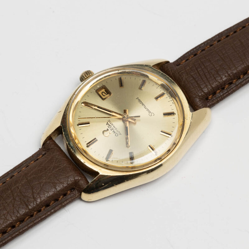 Omega Seamaster date Cal. 565 Ref. 166.067. From 1971. Automatic movment. Gold cup.