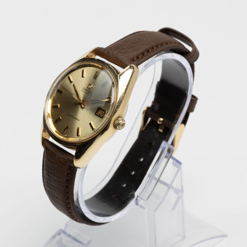 Omega Seamaster date Cal. 565 Ref. 166.067. From 1971. Automatic movment. Gold cup.