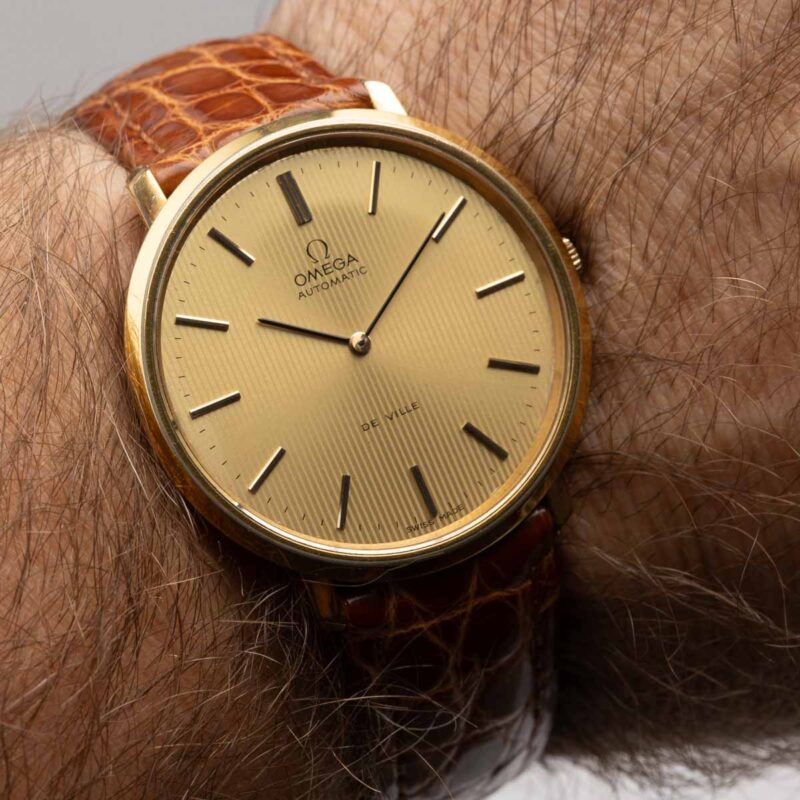Omega de Ville Cal. 711 Ref. 151.0039. From 1968. Gold plated. Automatic movment.