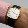 Square Omega de Ville Ref. 111.0149 Cal. 625. Manual movment. Gold plated. White dial.
