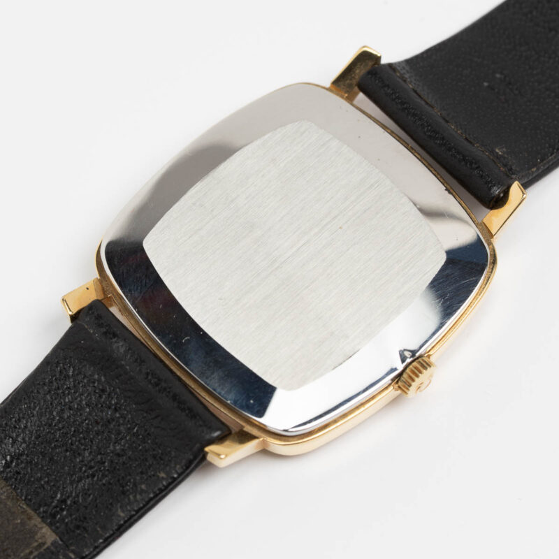 Square Omega de Ville Ref. 111.0149 Cal. 625. Manual movment. Gold plated. White dial.