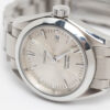 Ladies Omega Seamaster Aqua Terra 150m date Cal. 1424 Ref. 257730. Quartz movement. Steel case and white dial.