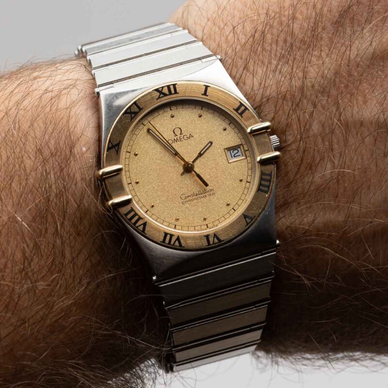 Alternative view of 1980s/1990s Omega Constellation Manhattan