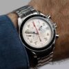 Omega Speedmaster date Cal. 1152 Ref. 1750083. Automatic. White dial. Black bezel.