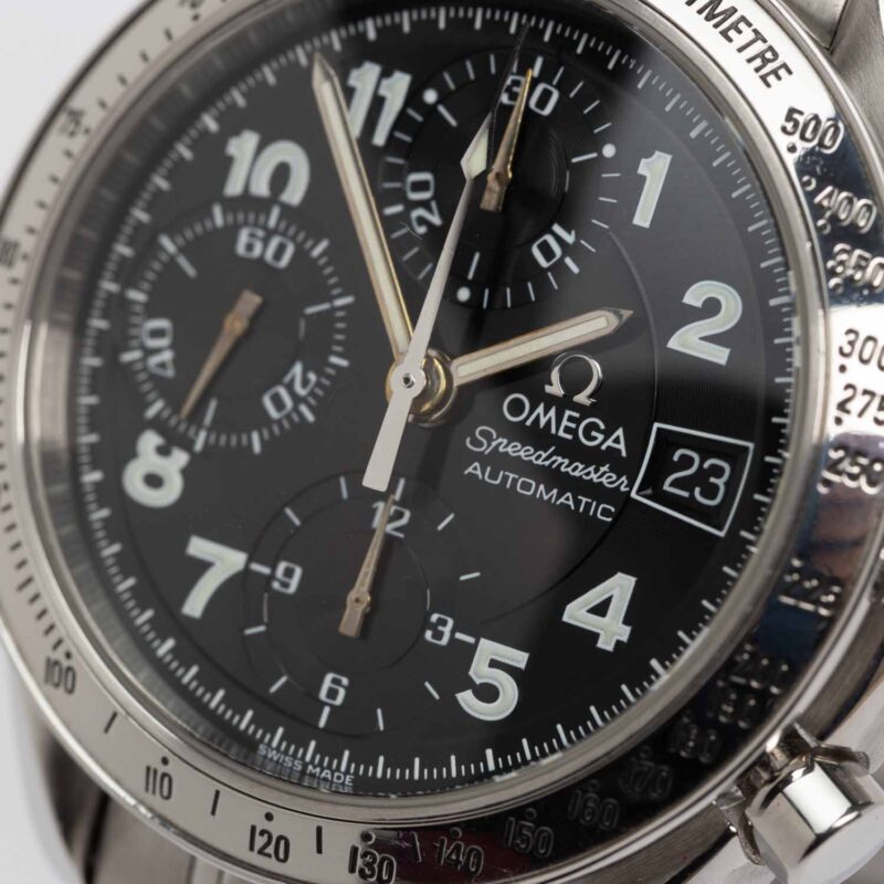 Omega Speedmaster date Cal. 1152 Ref. 1750083 (No 58212110). Automatic movement. Black dial.