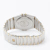 Omega Constellation Manhattan date Cal. 1431 Ref. 1980140. Quartz. Gold bezel.