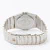 Omega Constellation Manhattan date Cal. 1431 Ref. 1980140. Quartz. Gold bezel.