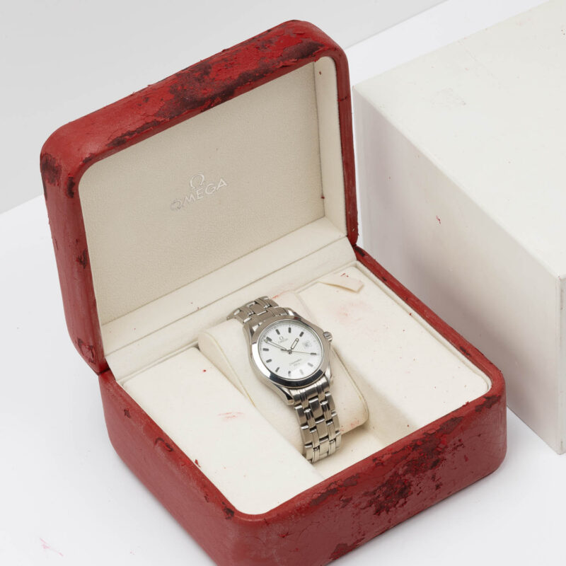 Omega Seamaster Diver 120m date Cal. 1538 Ref. 196.1501. Steel case. White dial.