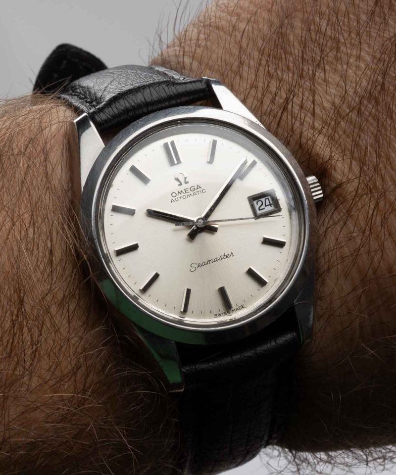 Omega Seamaster date Cal. 1012 Ref. 1680061. From 1972. Automatic movment. Steel case.