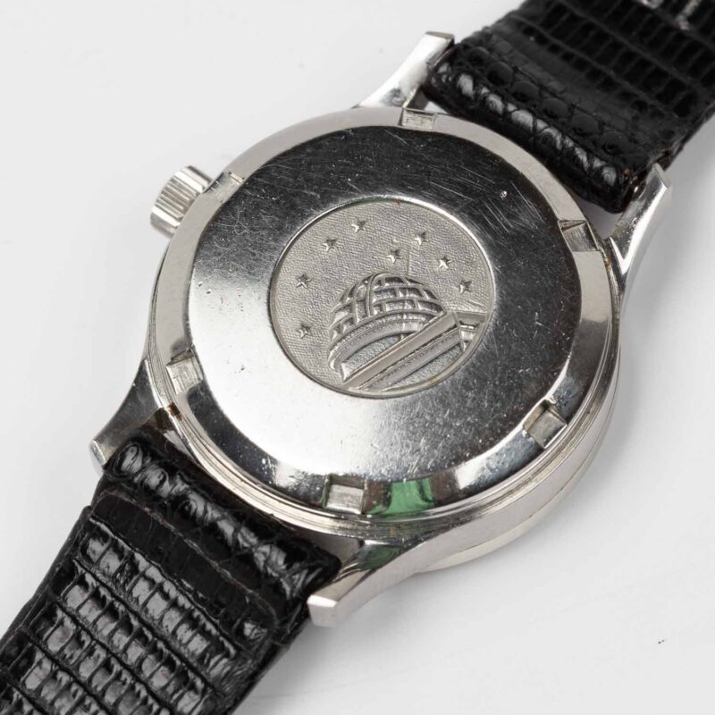 Ladies Omega Constellation date Cal. 684 Ref. 568.016. From 1970. Automatic movment. White gold bezel.