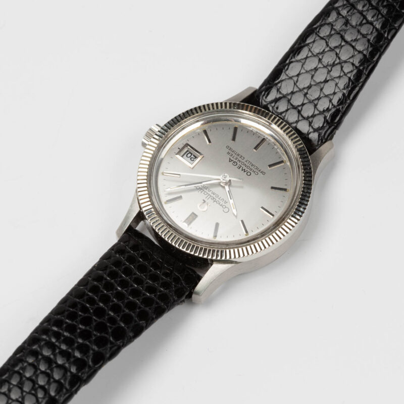 Ladies Omega Constellation date Cal. 684 Ref. 568.016. From 1970. Automatic movment. White gold bezel.