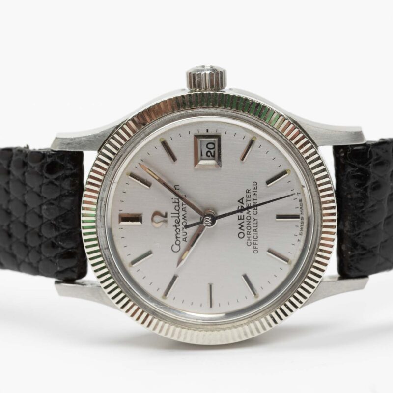 Ladies Omega Constellation date Cal. 684 Ref. 568.016. From 1970. Automatic movment. White gold bezel.